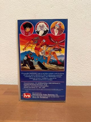 VHS Mazinger Z: Jinrai El Monstruo