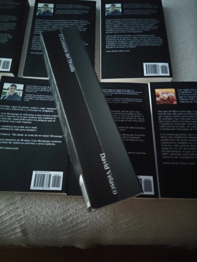 7 librojuegos, 2 novelas y rol de David Velasco
