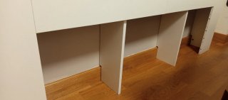 Cabecero de cama 150cm blanco