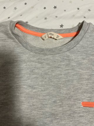 Sudadera gris Mango T.13-14 años