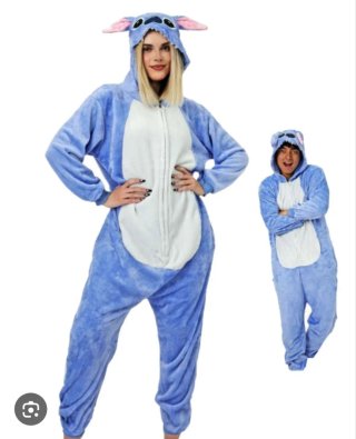 Pijama Stich Talla Única Azul