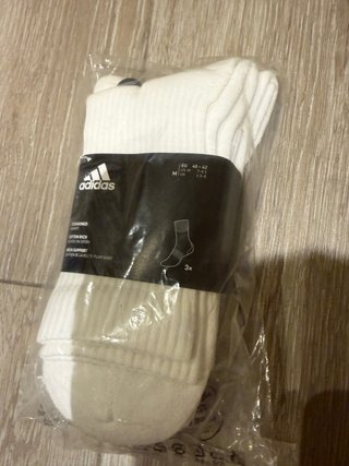 3 Pares Calcetines Adidas Blancos Talla M