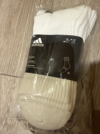 3 Pares Calcetines Adidas Blancos Talla M