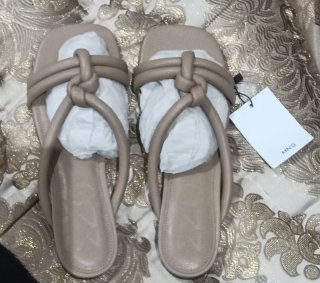Sandalias MNG Beige Nudo