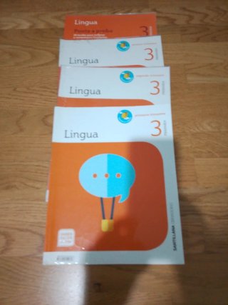 Lote de libros de texto de 3 de educación primaria