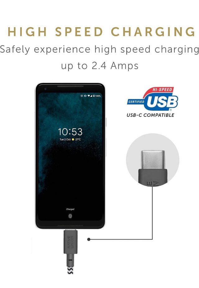 Cable USB-A a USB-C Native Union 3m
