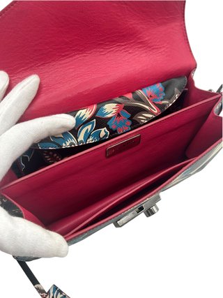 Borsa a spalla Prada Sound Floral Multicolor
