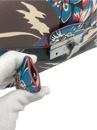 Borsa a spalla Prada Sound Floral Multicolor