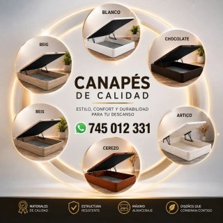 Canapés y Colchónes nuevos