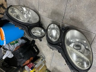 Faros Xenon Mercedes W211 con Lavafaros