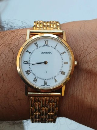 Certina Cuarzo Oro