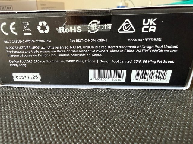 Native Union BELT USB-C a HDMI 2.0