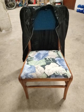 Chaqueta de cuero negra