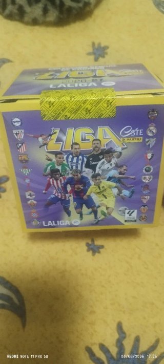 SEGUNDA Edición Cromos Panini Liga Este 26-