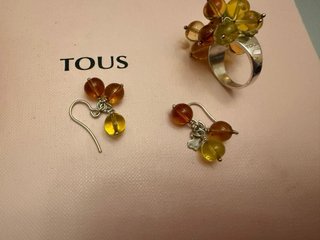 Conjunto Tous Pendientes y Anillo