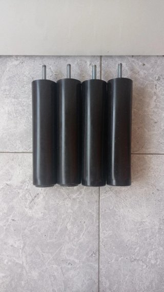 Juego 4 Patas Cama Negras