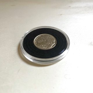 Moneda 100 pesetas con funda, Camino Santiago 1993