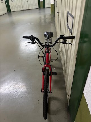 Bicicleta Paseo Roja 1 Plato 5 Piñones