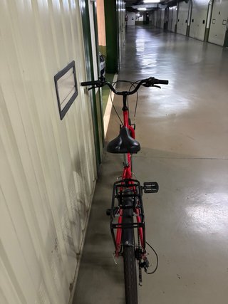 Bicicleta Paseo Roja 1 Plato 5 Piñones