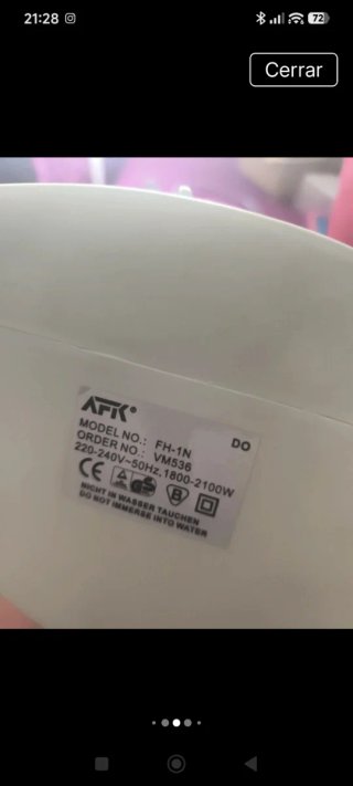 Calefactor eléctrico AFK