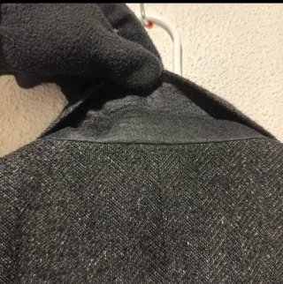 Americana Lana Espiga Gris Massimo Dutti T42