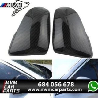 Carcasas de espejo look fibra de Carbono para BMW