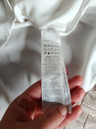 Blusa Cortefiel Blanca Talla XXL