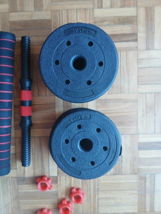 Pesas de 10kg ajustables