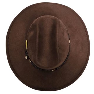 Sombrero Vaquero Ala Flexible Marrón Adulto Cowboy