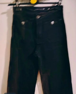 Stradivarius Pantalones Negros Talla S