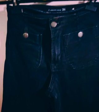 Stradivarius Pantalones Negros Talla S