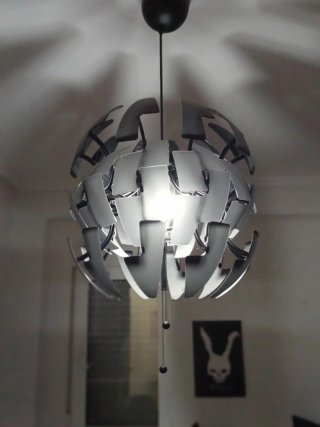 Lámpara Ikea Diseño Estrella Muerte Friki