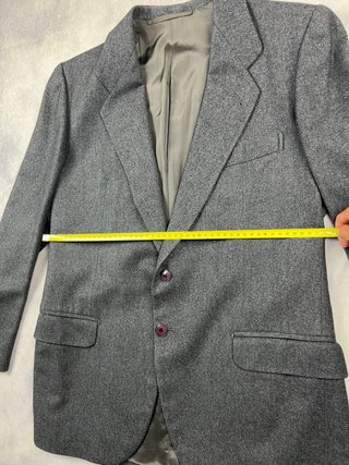 Americana Denis gris hombre talla 50 L lana blazer