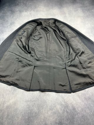 Americana Denis gris hombre talla 50 L lana blazer