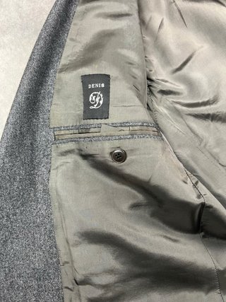 Americana Denis gris hombre talla 50 L lana blazer