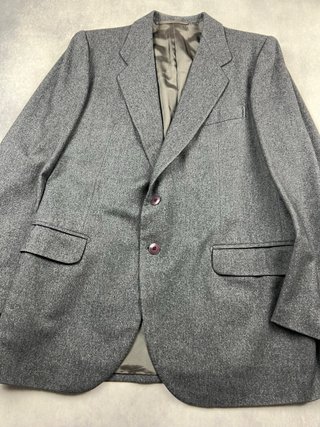 Americana Denis gris hombre talla 50 L lana blazer