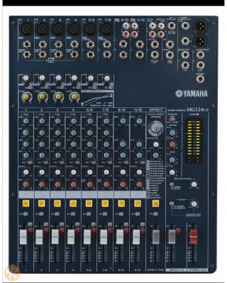 Mesa de mezclas Yamaha MG124CX + funda