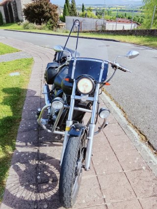 Kawasaki Vulcan Negra y Plateada