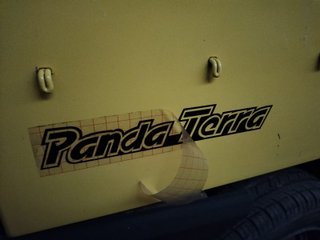 Seat Panda Terra. Adhesivo carrocería "Panda Terra