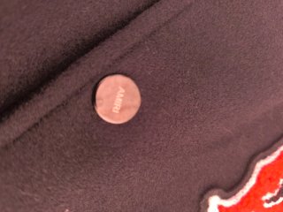 Chaqueta Amiri Negra con Mangas de Cuero
