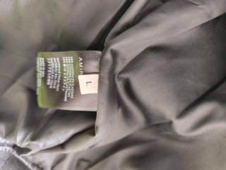 Chaqueta Amiri Negra con Mangas de Cuero