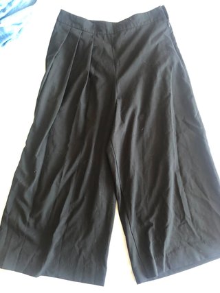 Pantalones Palazzo Zara Negros
