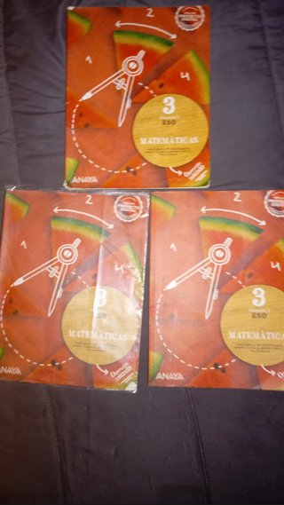 Libros Mates  3to Eso Anaya