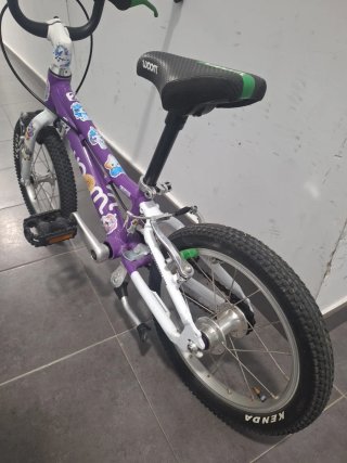 Bicicleta infantil woom 2 morada