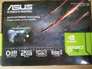 Tarjeta Gráfica ASUS GeForce GT 710 2GB DDR3