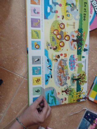 Los números libro con solapas