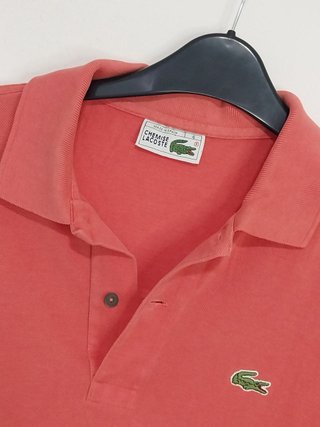 Polo Chemise Lacoste vintage 100 % algodón, 4/M