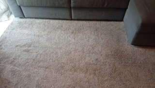Alfombra Ikea gris 300x200