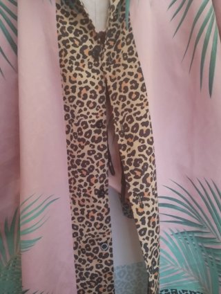 Camisa Estampada Hawaiana Rosa