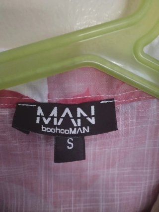 Camisa Estampada Hawaiana Rosa
